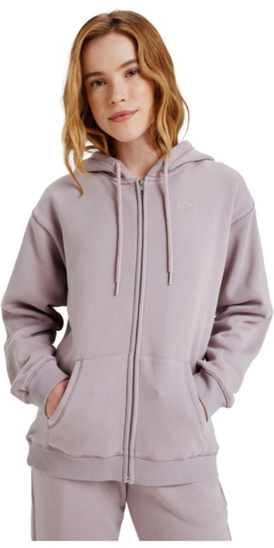 2026 Roxy Womens Surf Stoked Zipped Brushed Hoodie ERJFT05022 - Nirvana